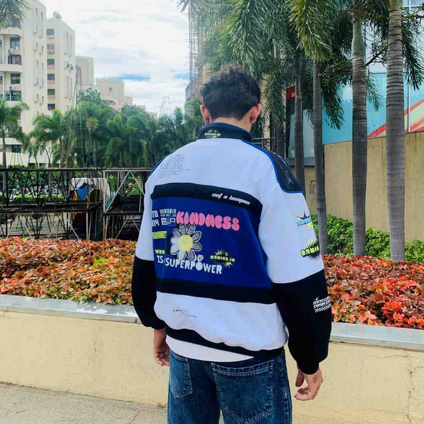 Kindness Unisex Jacket Blue (Premium)