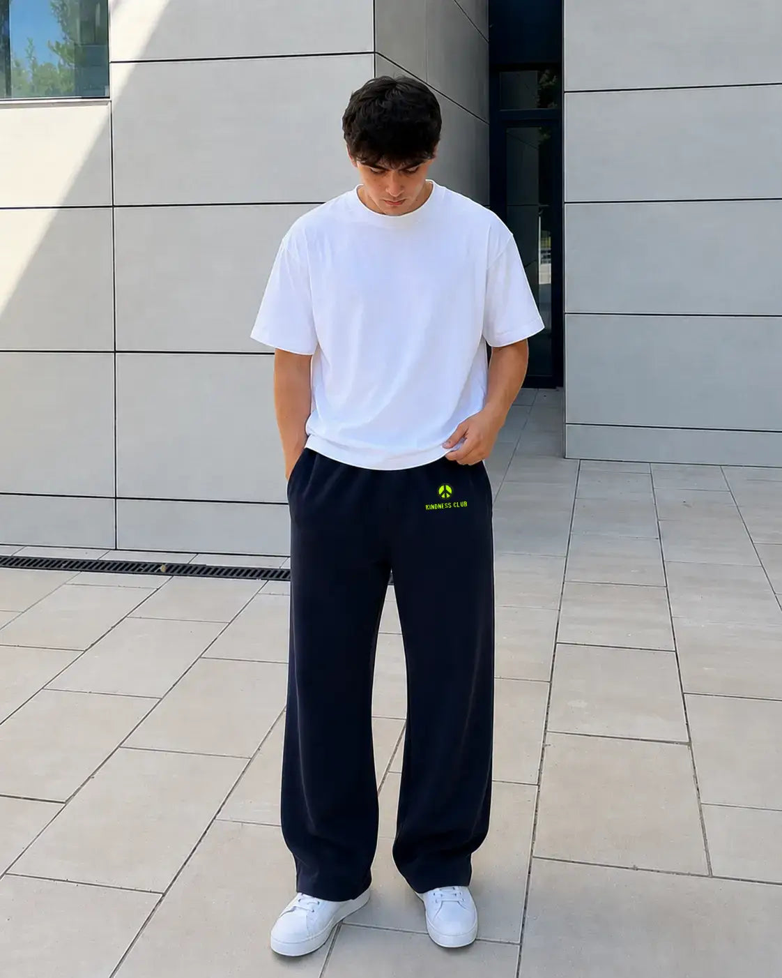 Kindness Baggy Sweatpant Navy