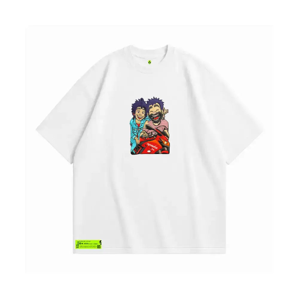 Portrait Embroidery Oversized Tee