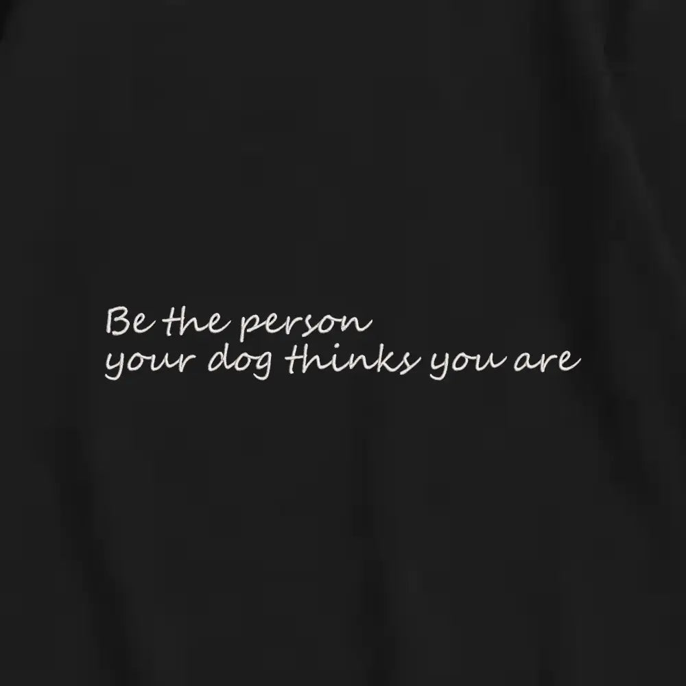 Dog Person Oversized Hoodie Black