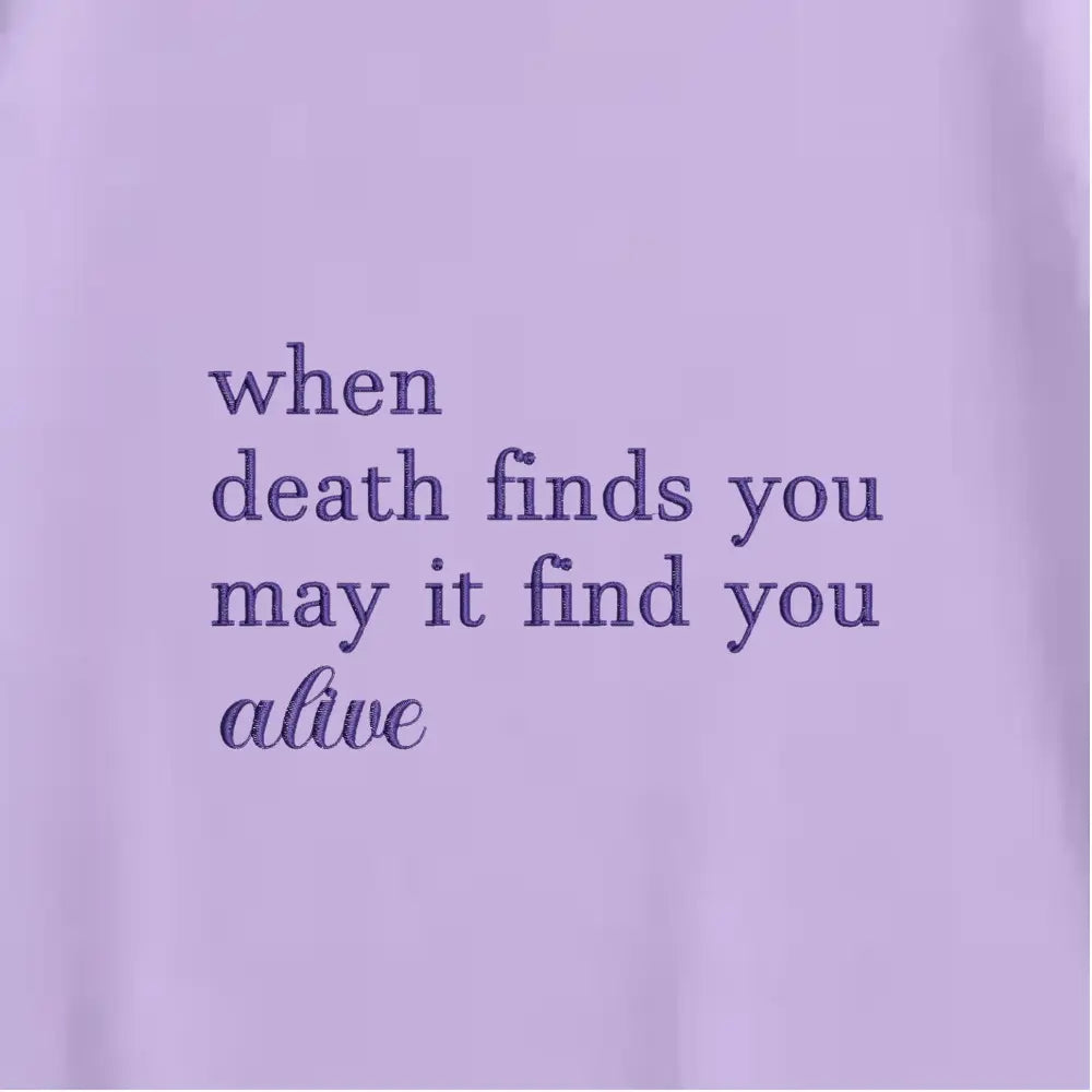 Alive Oversized Tee Lilac