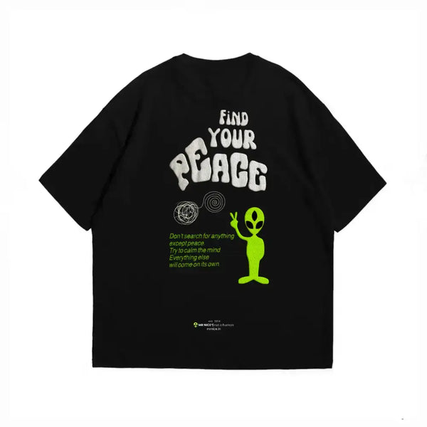 Find Your Peace Embroidery Tee