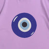 Lavender EvilEye Embroidery Tee