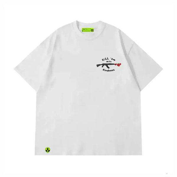 Kill em with kindness Embroidery Tee