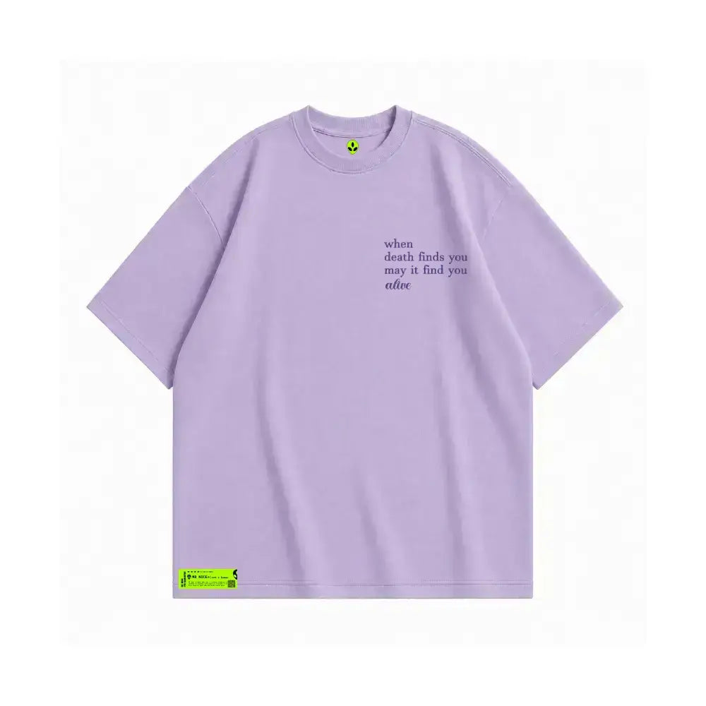 Alive Oversized Tee Lilac