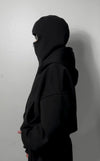 Balaclava Unisex Hoodie Black