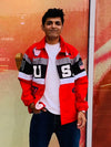 USA Racing Jacket Red