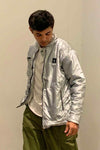 Metallic Winter Jacket Silver