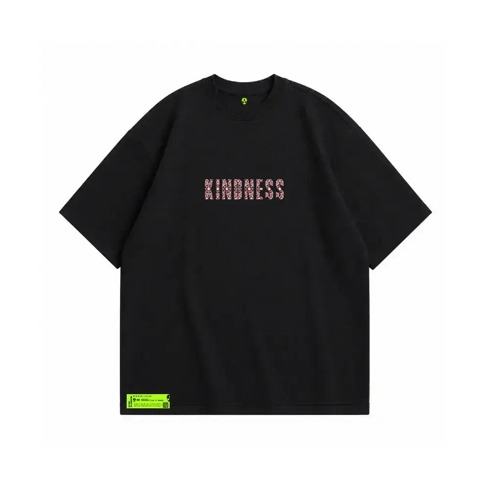 Kindness Oversized Tee Black