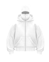 Balaclava Unisex Hoodie White