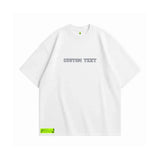Custom Text Embroidery Oversized Tshirt