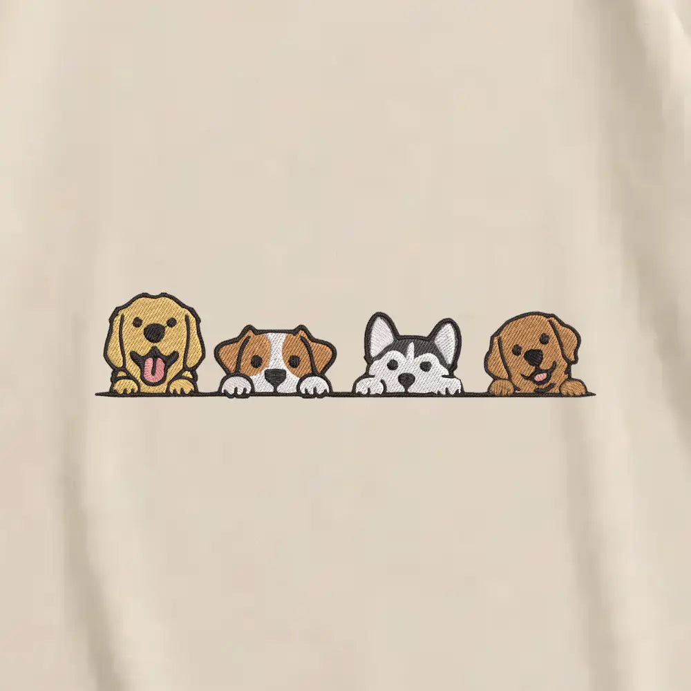 Puppies Oversized Tee Beige