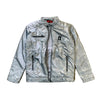 Metallic Winter Jacket Silver