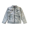 Metallic Winter Jacket Silver