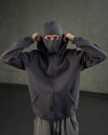 Balaclava Unisex Hoodie Gray