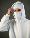 Balaclava Unisex Hoodie White