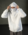 Balaclava Unisex Hoodie White