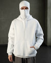 Balaclava Unisex Hoodie White