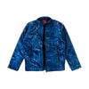 Metallic Winter Jacket Blue