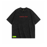 Custom Text Embroidery Oversized Tshirt